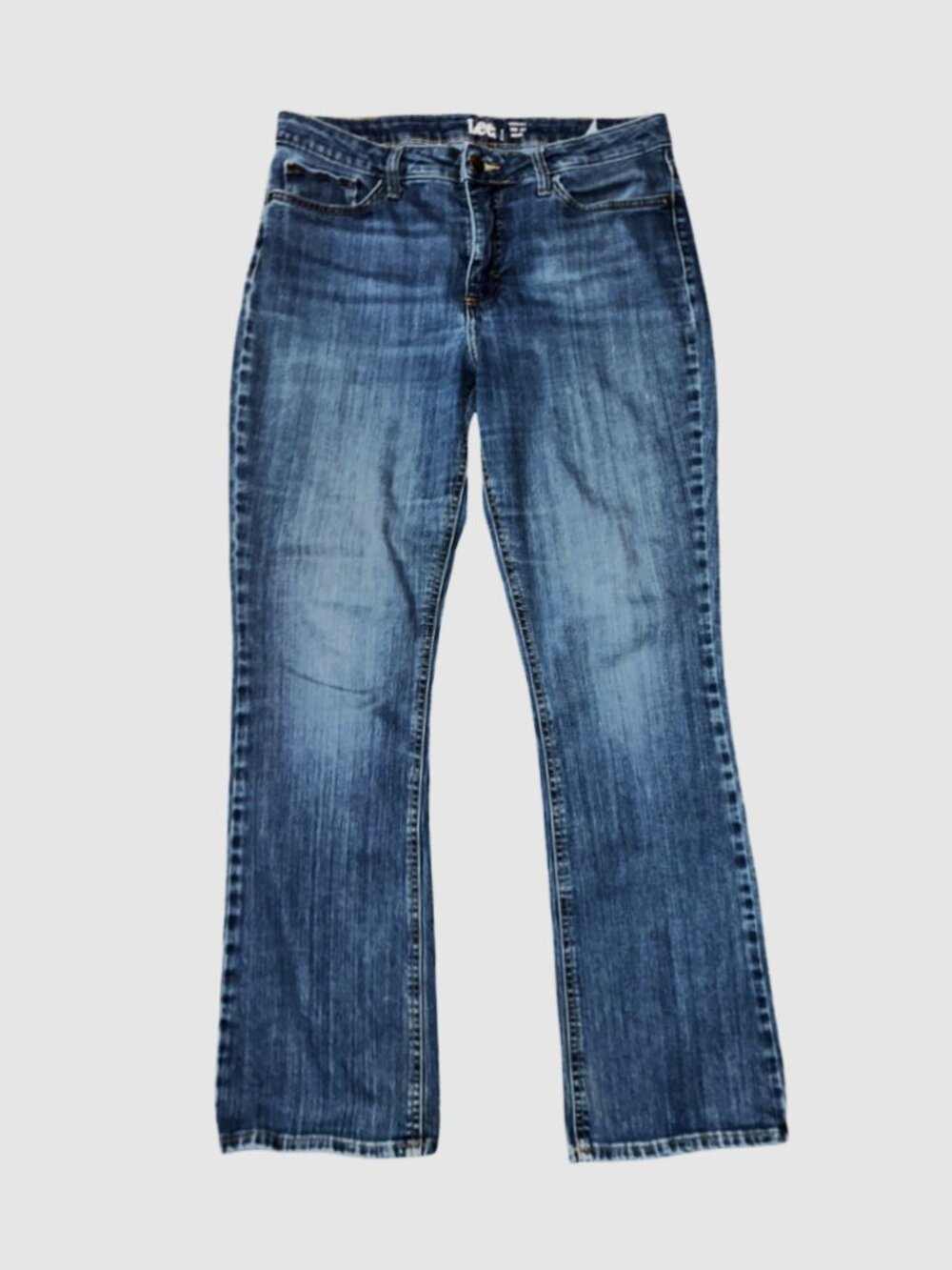 34x31*Lee*Regular Fit--Blue Jeans--Bootcut--Mid-Rise